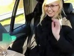 Blonde Fucks In Fake Taxi By The Road